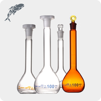 Flacon compte-gouttes en verre ambré de laboratoire JOAN