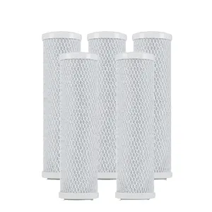 Hoge Kwaliteit Kokosnoot Houtskool Waterfilter Cartridge Groothandel Cto Filter Voor Ro Waterfilter