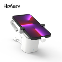 Stand Display Alarm Keamanan Tablet Putih, Penyangga Alarm Anti Maling Ponsel dengan Fungsi Pengisian Daya dan Alarm