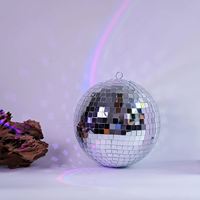 Vente chaude 10cm 20cm 30cm 40cm 50cm 60cm 80cm 100cm Argent Noir Rose Or Vert Violet Grande Boule Disco Géante