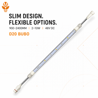 Tube lumineux LED pour volailles 48V DC IP67 étanche, dimmable, sans scintillement, pour élevages de poulets de chair et de poules pondeuses