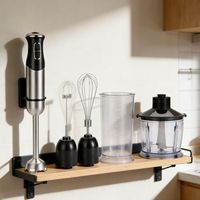Mixeur Plongeant Électrique Commercial 1000W en Acier Inoxydable, Design Moderne, Portable pour la Fabrication de Savon