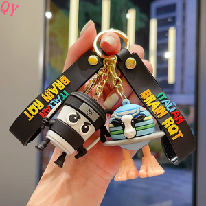 Porte-clés Personnage IA Brainrot QQ en PVC, Pendentif Tralalero Tralala Tung Tung Sahur - Product Image 3