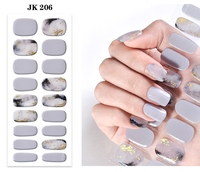 Enveloppements d'ongles en gel semi-durci de haute qualité Lampe UV longue durée nécessaire Bande d'autocollants pour ongles