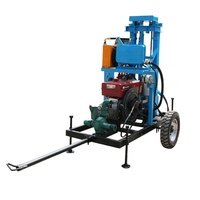 Foreuse de puits d'eau Huayao, foreuse de puits d'eau, machine de forage portable de 150 m