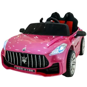 รถเด็กไฟฟ้าสี่ล้อควบคุมระยะไกลรถของเล่นเด็กสามารถนั่งในรถเด็กคู่ผู้ใหญ่สำหรับห้าปี