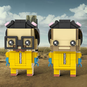 MOC7141-7142 Breaking Bad Crime série télévisée Walter Hartwell et Jesses Saul Goodman tête carrée brique assembler des blocs de construction jouet - Product Image 4