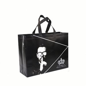 Sac de courses réutilisable en tissu non tissé de haute qualité, vente chaude, sac de supermarché réutilisable - Product Image 1