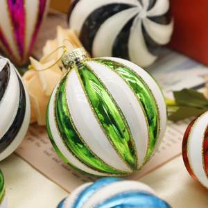 Boules de Noël en verre de haute qualité, personnalisables en différentes couleurs, décorations de Noël à suspendre - Product Image 2