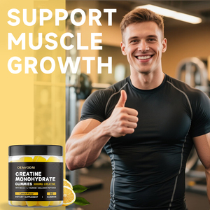 Gomme Monoidrato per Uomini e Donne - con <span class=keywords><strong>BCAA</strong></span>, Peptidi di Collagene, L-Taurina, Vitamina B12, D3, Creatina, Senza Glutine, ad Alto Contenuto Proteico per Adulti - Product Image 4