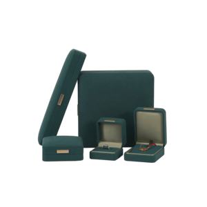 Caja de Embalaje de Joyería de Microfibra de Lujo al por Mayor, Caja de Regalo de Terciopelo con Logotipo Personalizado para Pulseras, Collares y Pendientes, para Joyería de Lujo - Product Image 1