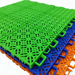 สนามพิคเคิลบอลกลางแจ้งแบบกำหนดเอง ขนาด 30 ฟุต x 60 ฟุต สนามพิคเคิลบอลกลางแจ้ง สนามบาสเกต<span class=keywords><strong>บอล</strong></span> แผ่นรองออกกำลังกาย - Product Image 2