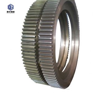 CNC personnalisé segment four rotatif fonte grand diamètre circonférence ciment mélangeur anneau engrenage droit - Product Image 1