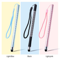 Stylet métallique rétractable le plus vendu avec détection d'angle d'inclinaison pour écrans tactiles capacitifs actifs, compatible Android