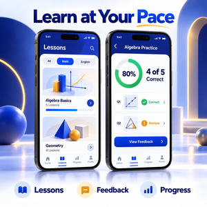 Desarrollo de Aplicaciones Educativas con IA Avanzada para IOS y Android, con Respuesta de <span class=keywords><strong>Preguntas</strong></span> por IA y Lecciones Personalizadas, LionCreate - Product Image 3