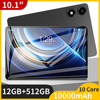 Tablet PC S7 de Diseño Superior, 12GB+512GB, 10.1 Pulgadas, 5G, Android 14, Deca Core, Batería de 10000mAh de Larga Duración, Venta al Por Mayor