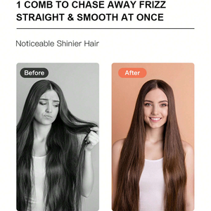 Cepillo Alisador de Cabello Iónico Negativo de Doble Voltaje con Calentamiento Rápido PTC - Product Image 5
