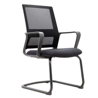 Chaise de bureau ergonomique au design moderne avec support lombaire, chaise pivotante réglable en maille pour l'exportation mondiale, matériau en tissu