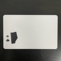 Carte d'identité en polycarbonate transparente de haute qualité avec fenêtre transparente anti-contrefaçon, impression visible à travers la fenêtre, vente chaude
