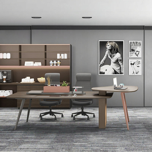 Mesa de conferencias creativa multifuncional simple diseño moderno para oficinas pequeñas y medianas Panel de ocio muebles de oficina - Product Image 3