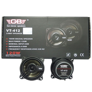 GB 4-Inch 2-Way Coaxial Car <b>Speaker</b> 100mm Mid-Bass And High Frequency Audio <b>System</b> For Vehicle Use - Product Image 3