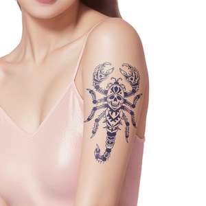 Nuevo Tatuaje Temporal de Hierbas con Impresión por Transferencia de Agua, Impermeable, de Larga Duración, con Formas Geométricas, Tatuaje Corporal Temporal de Plantas Naturales - Product Image 3