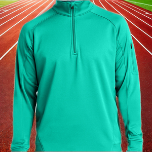 Sudadera Deportiva de Manga Larga para Hombre, con Cuello Alto y Cierre de Cremallera 1/4, Bordada, para Running, Otoño, ODM - Product Image 2