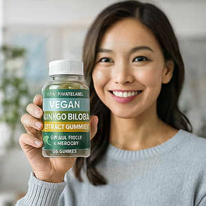 Оптовая цена: Чистый натуральный экстракт гинкго билоба, пищевой органический жевательный концентрат, 60 жевательных конфет в упаковке - Product Image 4