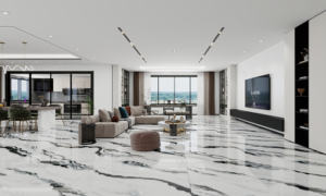 กระเบื้องพอร์ซเลนสมัยใหม่ ขนาด 90x180 ซม. สำหรับห้อง<span class=keywords><strong>ล</strong></span><span class=keywords><strong>อฟ</strong></span><span class=keywords><strong>ท</strong></span>์และอพาร์ทเมนต์ ดีไซน์มินิมอ<span class=keywords><strong>ล</strong></span> <span class=keywords><strong>ท</strong></span>นไฟ <span class=keywords><strong>ท</strong></span>นแรงกระแ<span class=keywords><strong>ท</strong></span>กสูง - Product Image 2