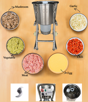 Industriële commerciële 32L voedselprocessor blender elektrische groentehakker groentemixer vleesmolen van roestvrij staal