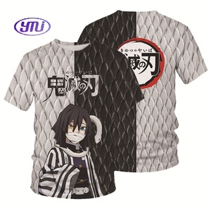 T-Shirt Estiva Casual con Stampa 3D <span class=keywords><strong>Anime</strong></span> <span class=keywords><strong>Demon</strong></span> <span class=keywords><strong>Slayer</strong></span>, Collo Tondo, Manica Corta, Abbigliamento per Uomo <span class=keywords><strong>e</strong></span> Donna - Product Image 1