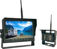 Bexense 7 pouces HD moniteur de voiture sans fil et ensemble de caméra de voiture sans fil HD