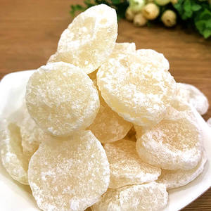 Bonbons croustillants aux châtaignes d'eau, tranches sucrées de châtaignes d'eau séchées, fruits confits, collation de fruits secs prêts à consommer, sachet de 500g - Product Image 2