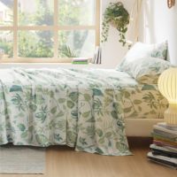 Parure de Lit de Luxe Super Douce et Confortable à Imprimé Végétal Tropical, Profonde et Personnalisée