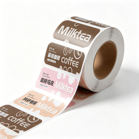 Rouleau de film d'emballage alimentaire imprimé sur mesure pour poudre de thé au lait - Film laminé en aluminium résistant à l'humidité pour sachet