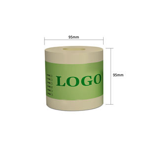 Rouleau jumbo de papier toilette en pâte de bambou 2 plis de haute qualité avec conception sans noyau - Product Image 2