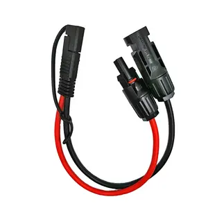 10AWG SAE to Solar Panel Male & Female Connector Adapter Cable with SAE Conector for RV Solar Panel