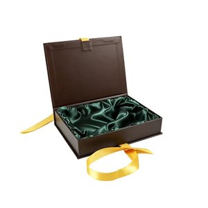 Eco-Friendly Recyclable Rigid Rectangle Perfume Storage <b>Box</b> with <b>Magnetic</b> Lid UV Coating Gold Foil Packaging - Product Image 2