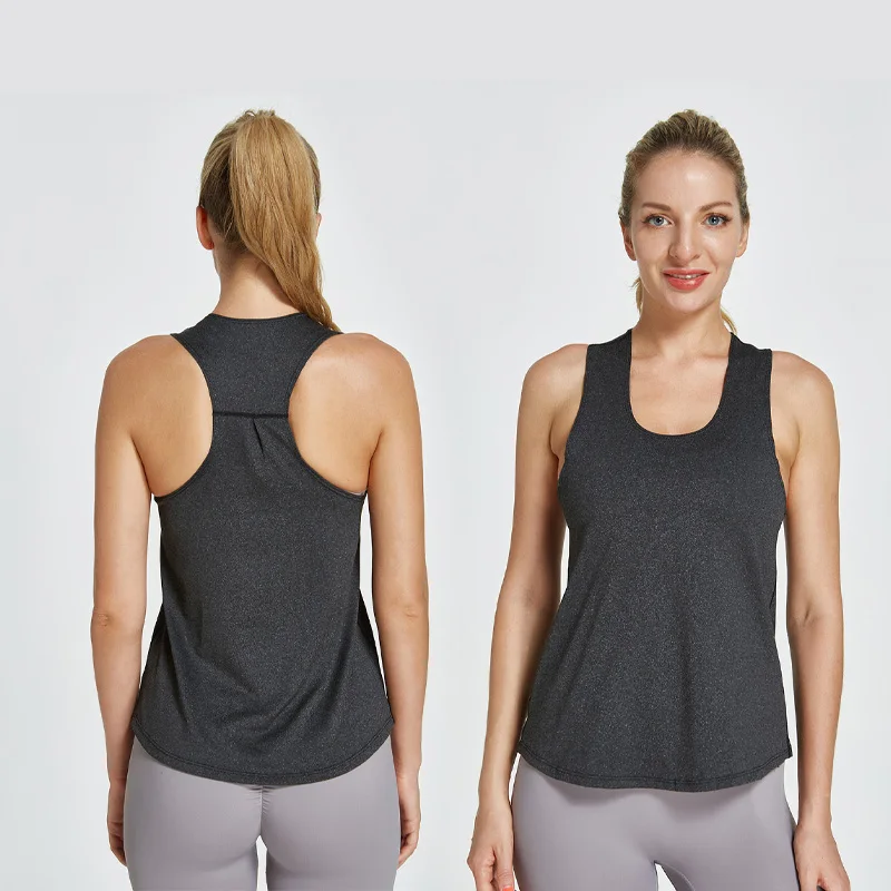 Plus Size Women Ladies Workout Sport Wear Gym Fitness Light Weight Yoga Vest Tanks Tops