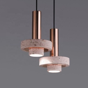 <span class=keywords><strong>Luminaire</strong></span> suspendu moderne en terrazzo, style nordique minimaliste, lampe suspendue pour salle à manger, éclairage LED pour îlot de cuisine - Product Image 1