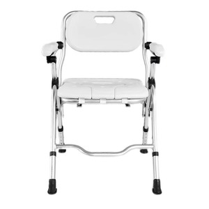 Factory Direct Sale Shower Chair Bathroom Adjustable Round Shower Seat Bath Stool for Elderly Disabled - Product Image 6