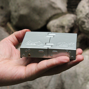 Estufa Portátil Plegable de Acero Inoxidable, Mini Estufa de Bolsillo para Alcohol, Quemador de Bolsillo para Exteriores, Picnic, Barbacoa - Product Image 2