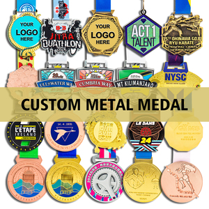 Metall handwerk aus China City Landmark Marathon Medaillen Custom Design Marathon Medaille Hersteller - Product Image 1