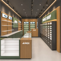 Solution d'affichage modulaire personnalisée pour magasins de tabac avec éclairage LED, stockage sécurisé et matériaux de qualité supérieure pour les aménagements de magasins de détail