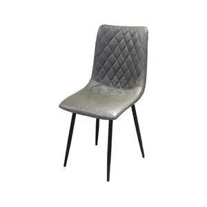 家居家具北欧奢华现代设计软垫软布天鹅绒餐厅椅子