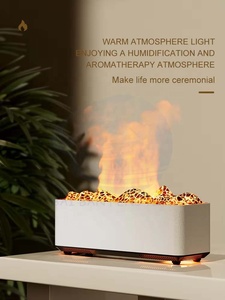 Mới bảy màu ngọn lửa hương liệu máy Nhà Phòng Ngủ Máy tính để bàn mô phỏng lò sưởi độ ẩm lớn sương mù Máy tạo độ ẩm - Product Image 5