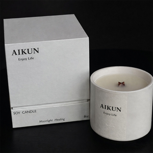 เทียนหอม AIKUN ธรรมชาติ เป็นมิตรกับสิ่งแวดล้อม สำหรับการผ่อนคลายที่บ้าน การทำสมาธิ โรงแรม สปา ตกแต่งเทศกาล - Product Image 2