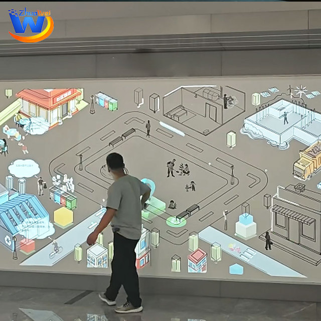 Magic Music Wall Indoor Home Children's Interactive Music Projection by Touching Instruments for Amusement Parks