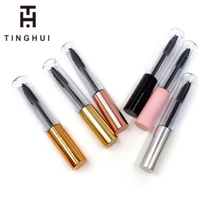 ตัวอย่างฟรี ขวดบรรจุภัณฑ์พลาสติกเปล่าเคลือบเงินทอง สำหรับอายไลเนอร์ ลิปกลอส มาสคาร่า - Product Image 1