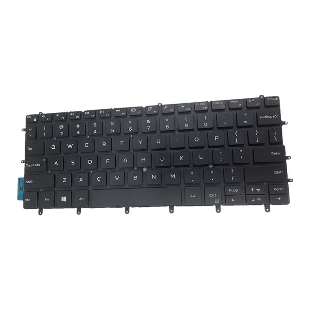 For Dell XPS13 XPS 13 9370 US Layout Keyboard Backlit 06Y7DJ 6Y7DJ